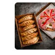 Pizza jam y morr + 6 empanadas