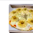 Pizza ananá y azúcar negra