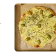 Pizza cuatro quesos